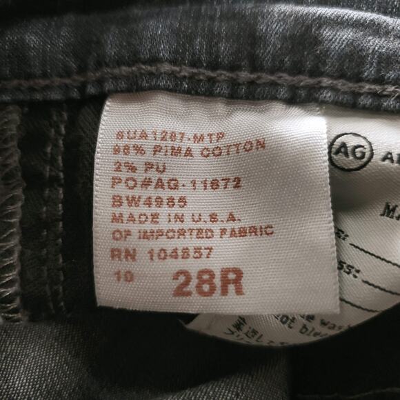 AG Jeans Women 28R Blue Angelina Petite Boot Stretch Y2K Western Cowgirl Chic - Picture 11 of 11